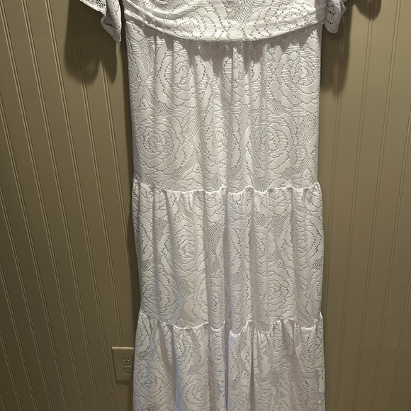 LILLY PULITZER White Lace Maxi Dress NEW WITH TAGS in Size XL GORGEOUS! - Picture 3 of 10